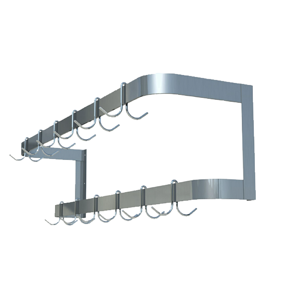 Sapphire SM-WR36 Stainless Steel Pot Rack – 36" x 12"