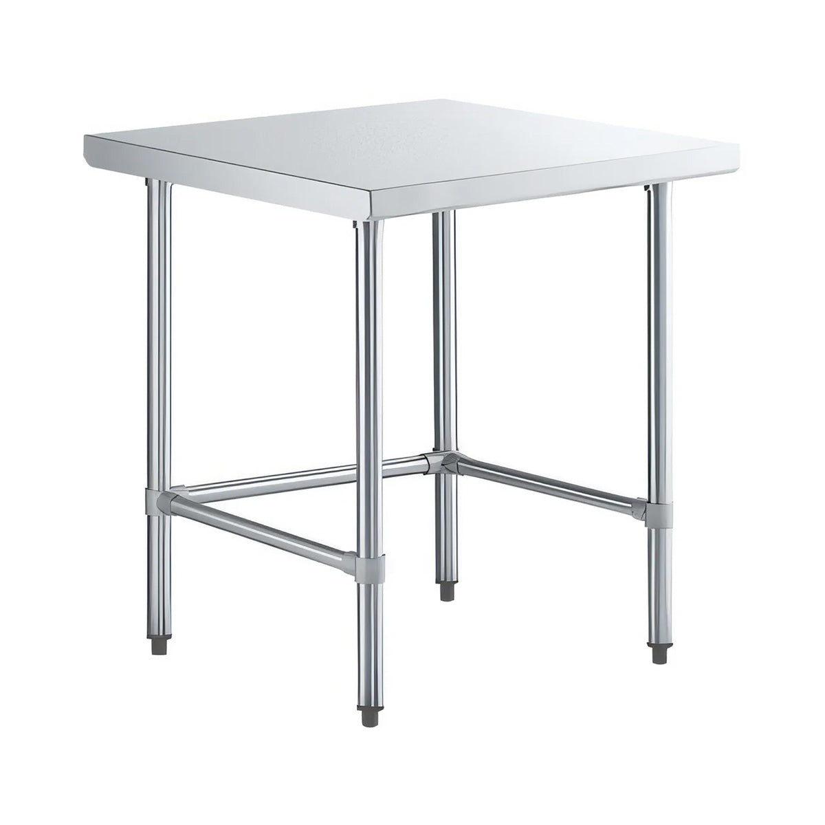 Sapphire SMTEO-1430G Stainless Steel Work Table – 30" x 14", Flat Top, Open Base