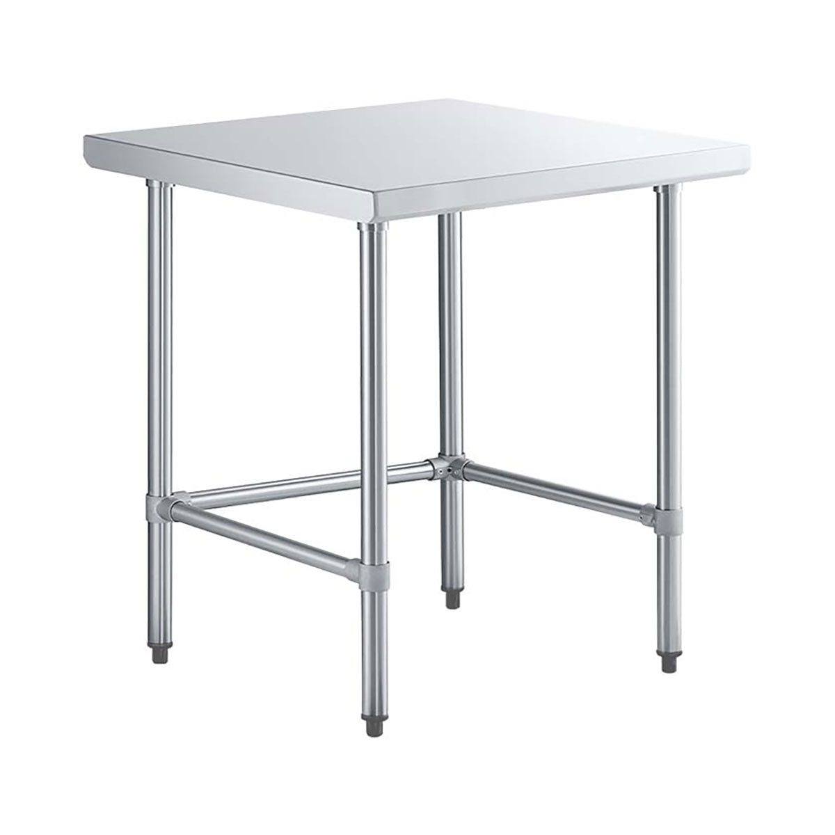 Sapphire SMTEO-2430G Stainless Steel Work Table – 30" x 24", Flat Top, Open Base