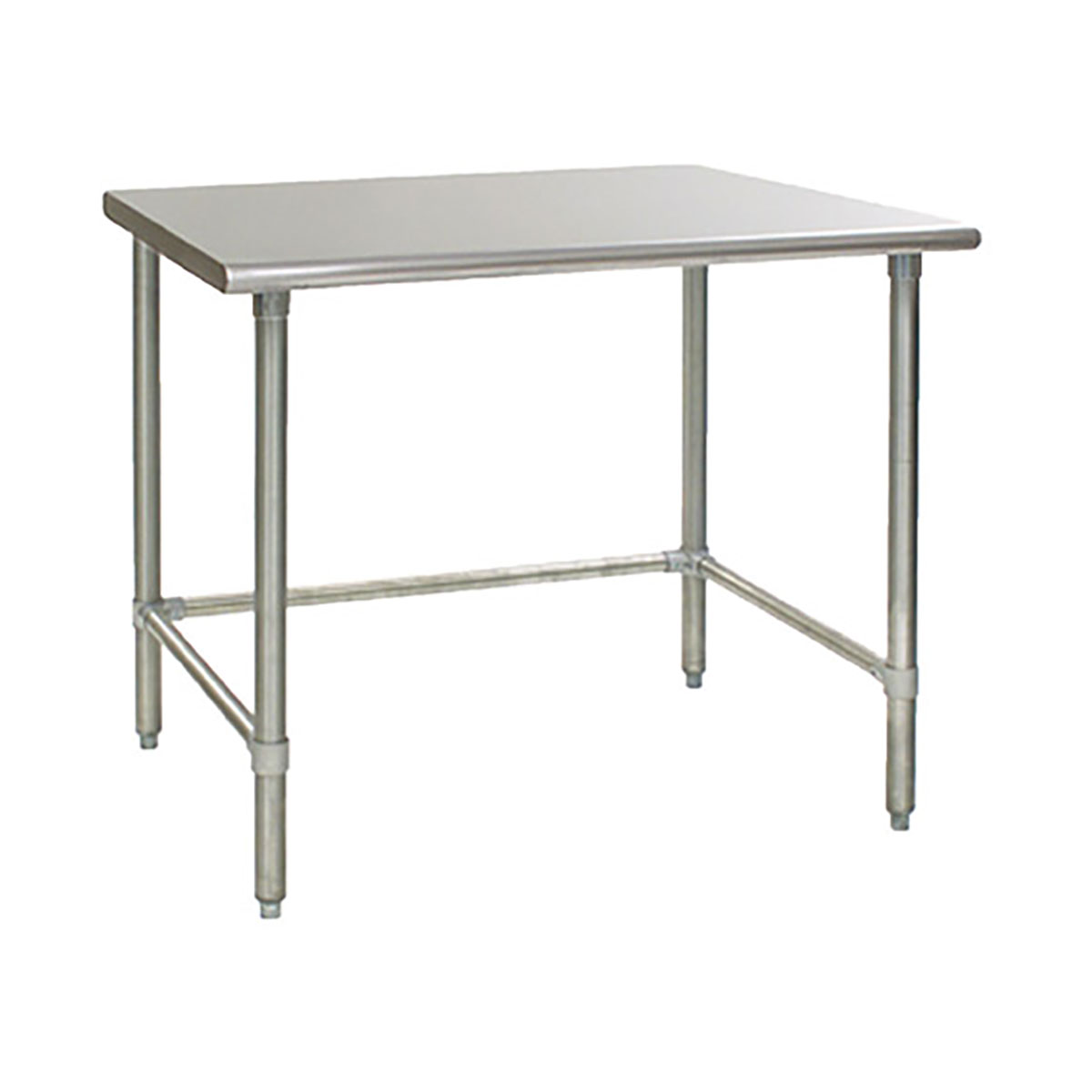 Sapphire SMTO-3030G Stainless Steel Work Table – 30" x 30", Flat Top, Open Base