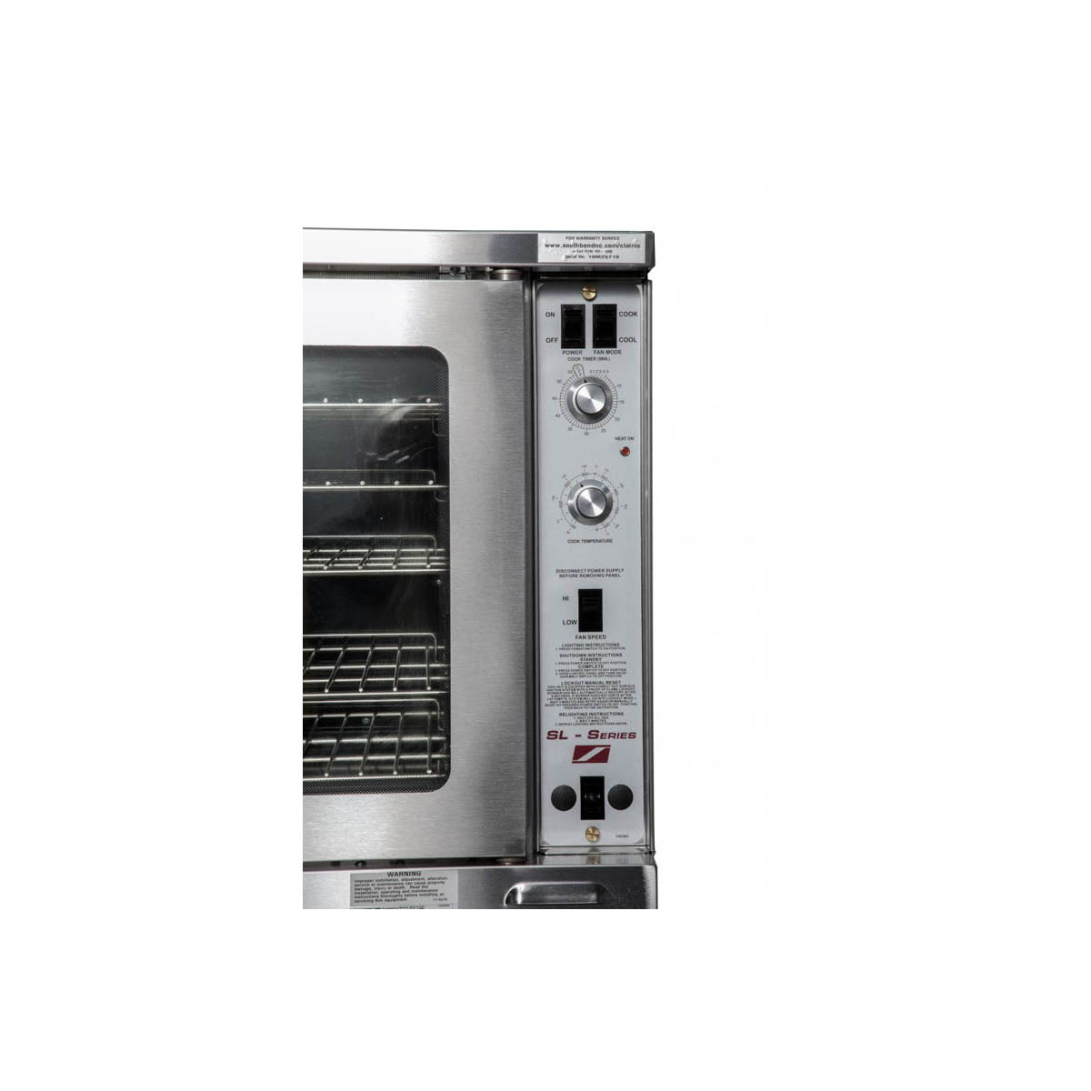 Southbend PCE75S/SD Electric Convection Oven — solid state control