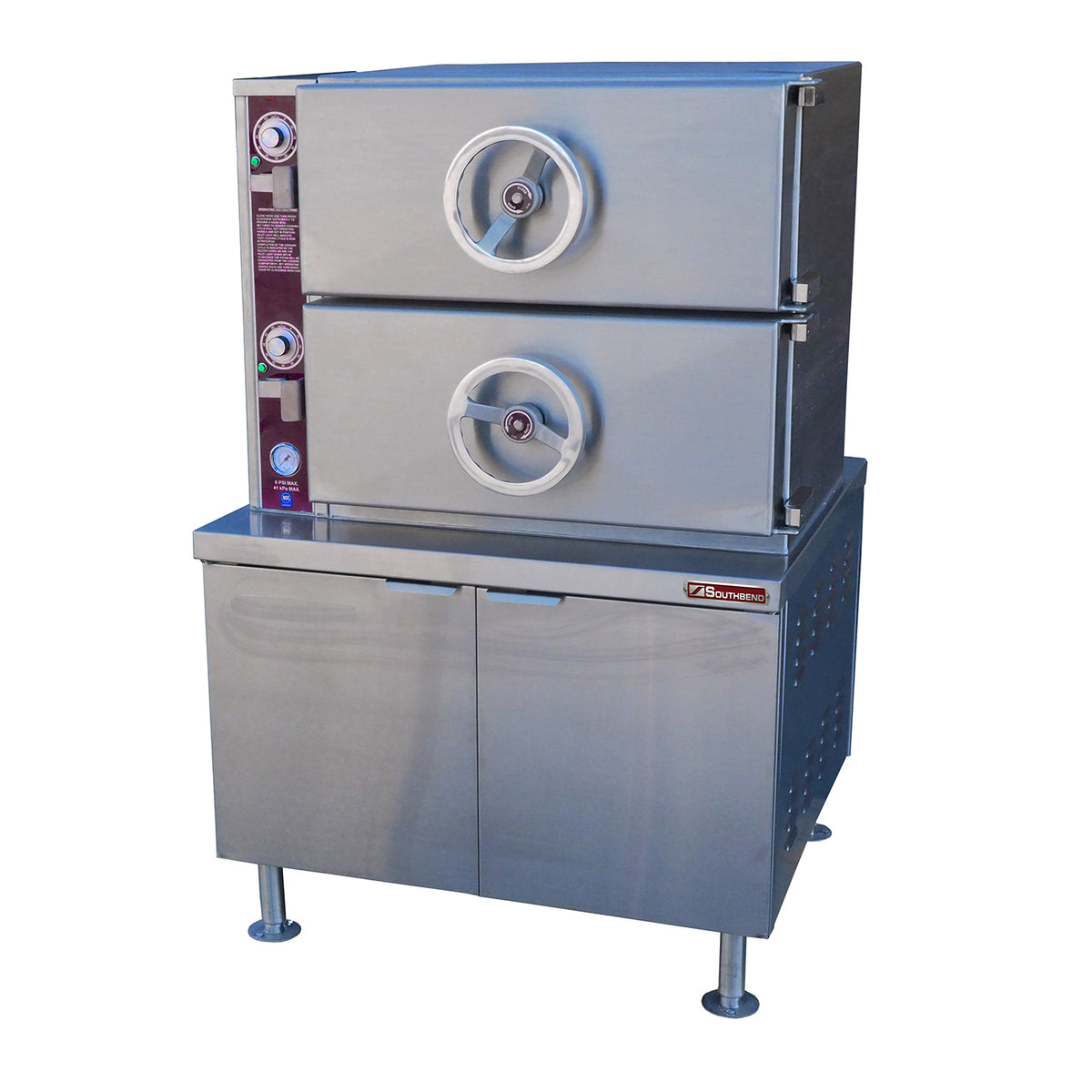 Southbend GDA-2S Commercial Pressure Steamer — manual controls