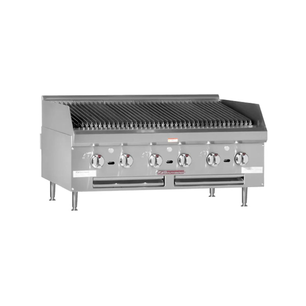 Southbend HDCL-36 36-Inch Commercial Gas Charbroiler — 6 burners, manual controls
