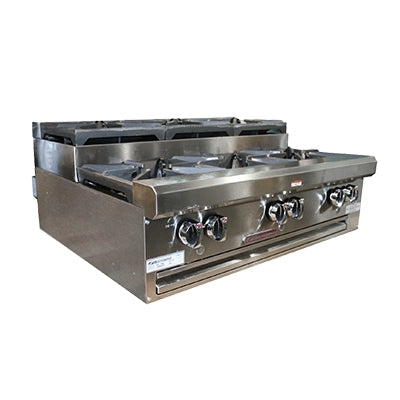 Southbend HDO-36SU 36-Inch Countertop Gas Hotplate — 6 burners