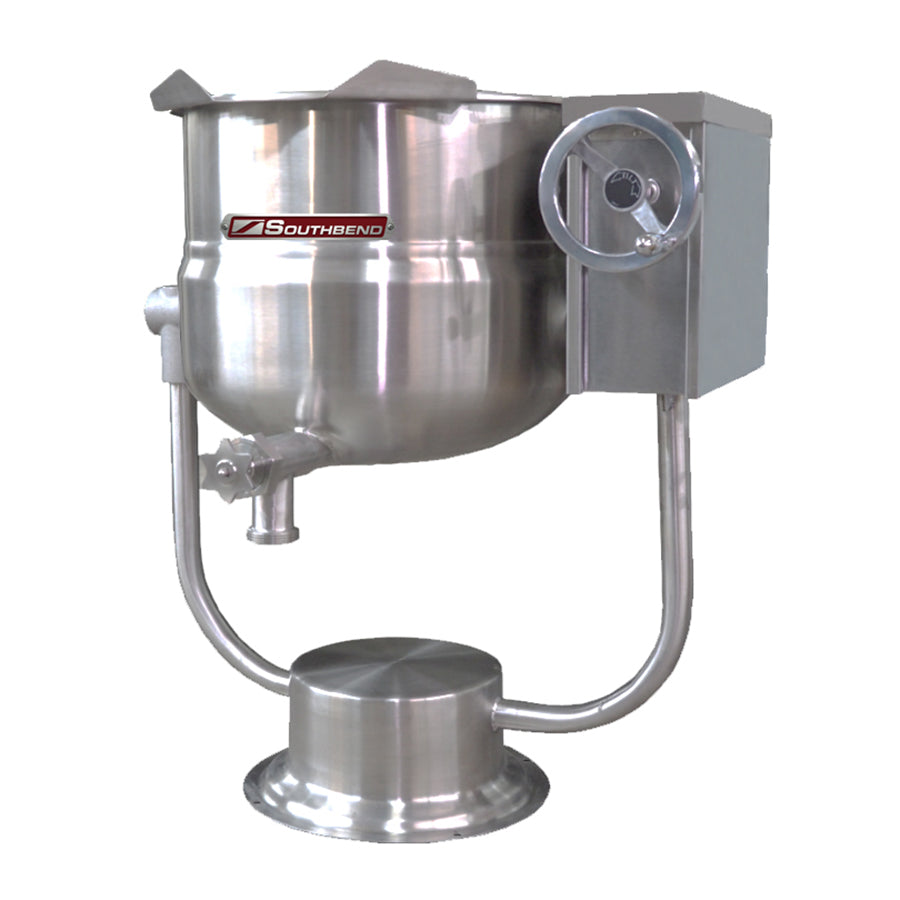 Southbend KDLT-100 Steam Kettle — manual tilt