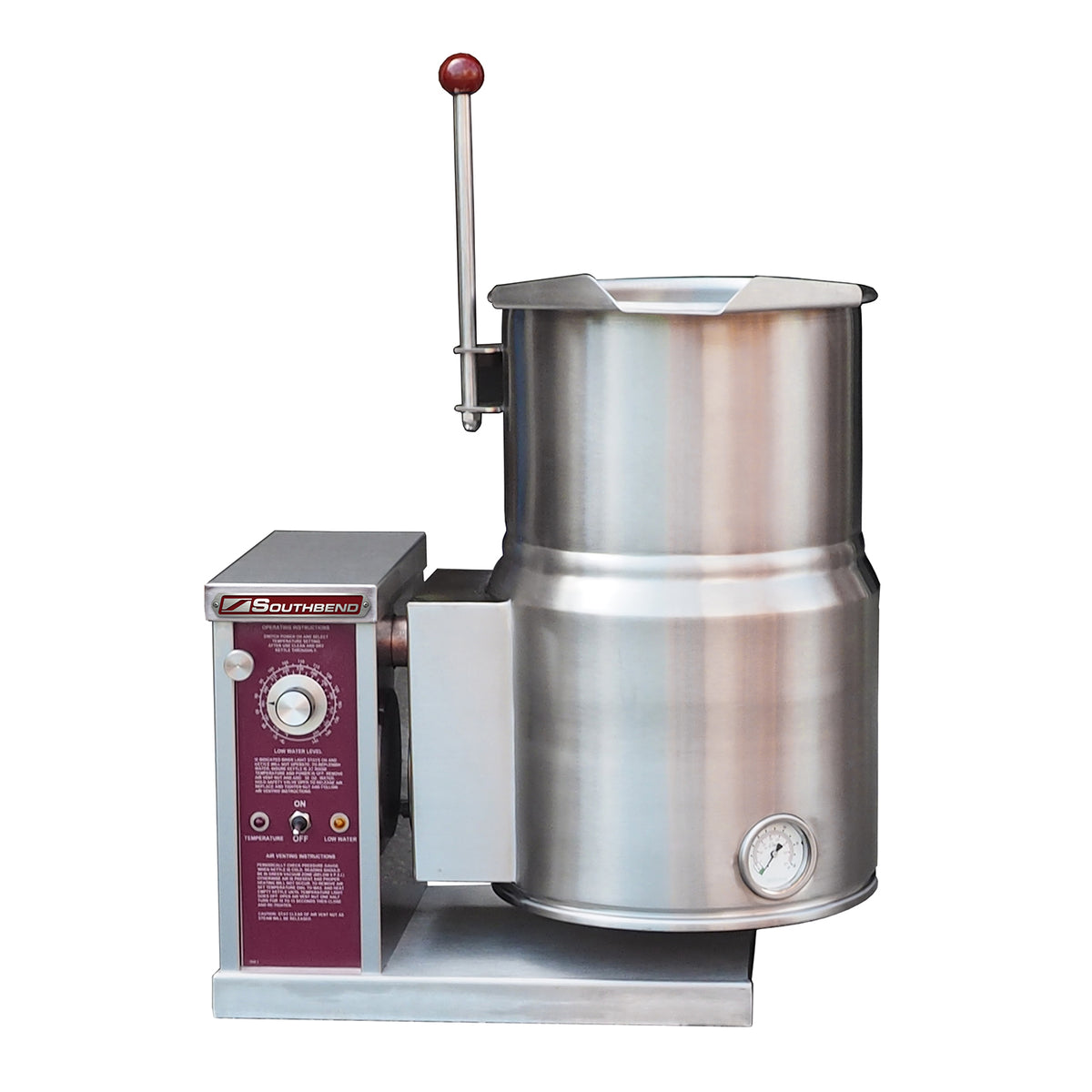 Southbend KECT-10-L Electric Steam Kettle — arm