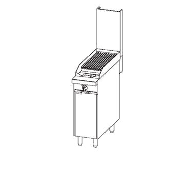 Southbend P12C-C 12-Inch Commercial Gas Range — manual control