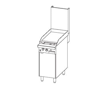 Southbend P16C-G 16-Inch Commercial Gas Range — manual control