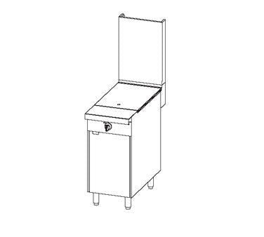 Southbend P16C-H 16-Inch Commercial Gas Range — manual control