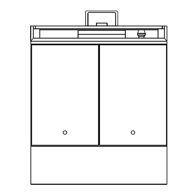 Southbend P32N-HH 32-Inch Commercial Gas Range — manual control