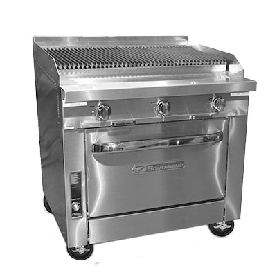 Southbend P36D-CCC 36-Inch Commercial Gas Range — standard oven, manual control