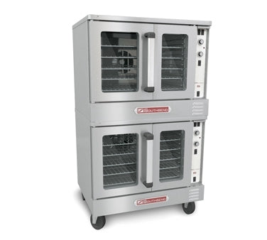 Southbend PCG140B/TD Double Deck Gas Convection Oven — 2 decks, solid state control
