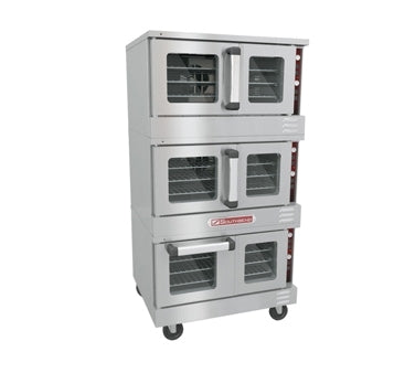 Southbend TVGS/32SC Gas Convection Oven — 3 decks, solid state control