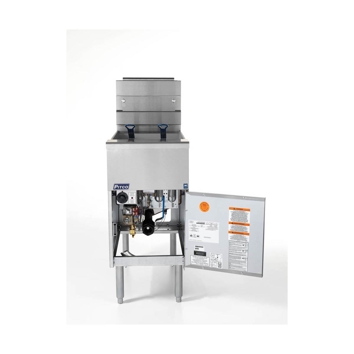 Pitco SG14-S 40-50-lb Commercial Gas Fryer — Millivolt Controls