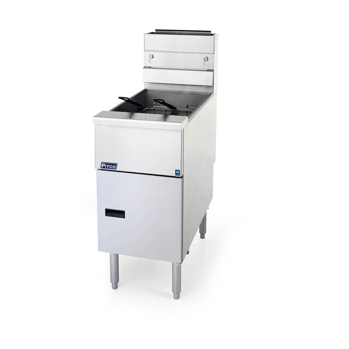 Pitco SG18-S 70-90-lb Commercial Gas Fryer — Millivolt Controls