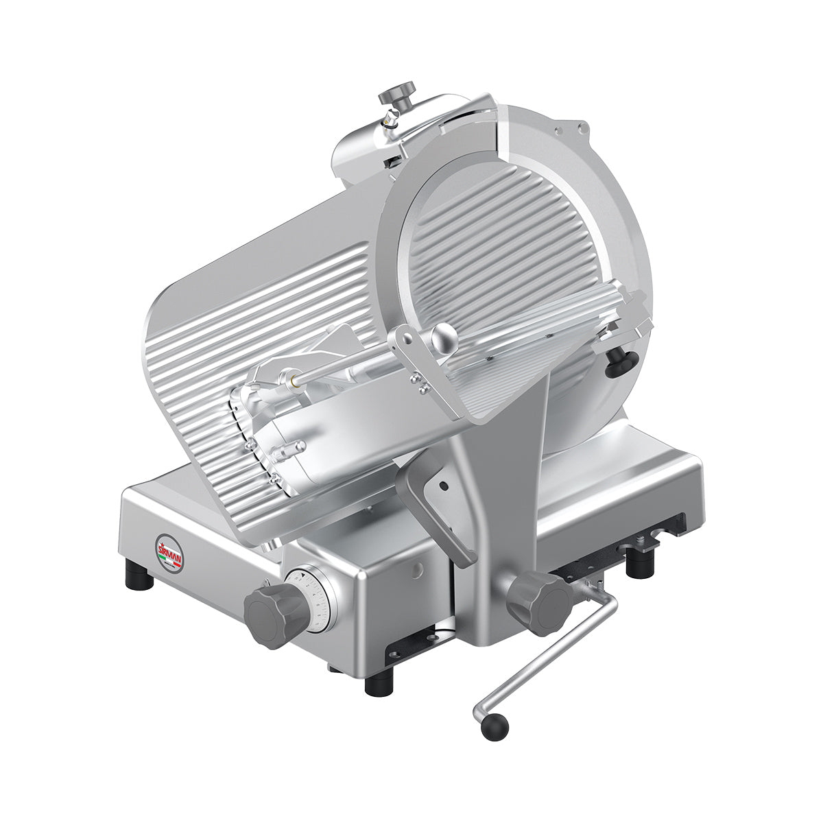 SIRMAN 153347GU8SNA PALLADIO 330 Meat Slicer - 13" Chromium Blade, 3-Speed 410W Motor, Stainless Steel, UL/ETL Certified