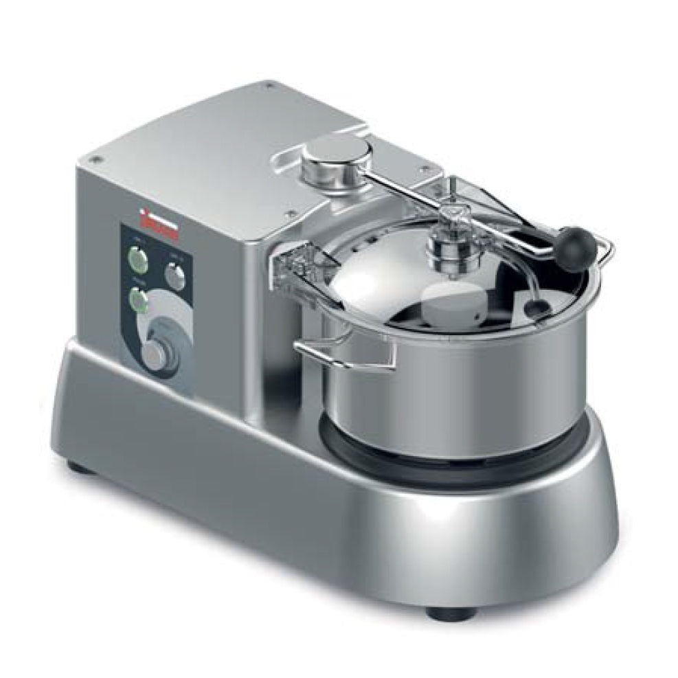 SIRMAN 40780428S C-TRONIC 4 VT Variable Speed 4 Qt. Stainless Steel Batch Bowl Food Processor, 4/5 HP