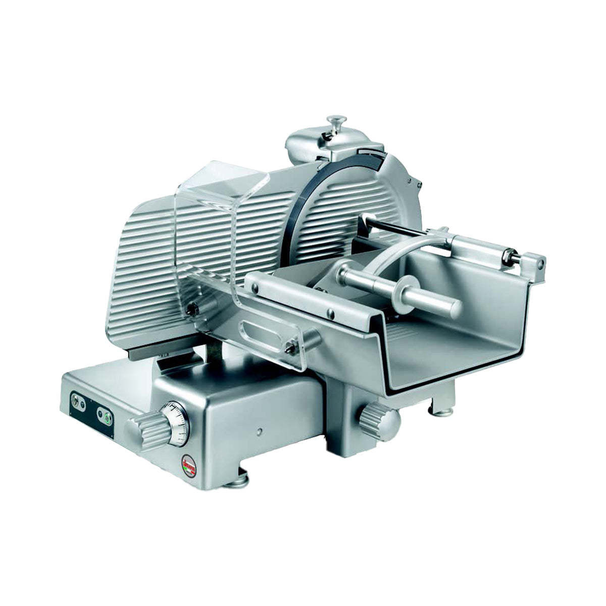 SIRMAN 16377508SNA Heavy-Duty Meat Slicer - 15" Anodized Aluminum Blade, Horizontal Manual-Feed, 0.55 HP 410 W Motor