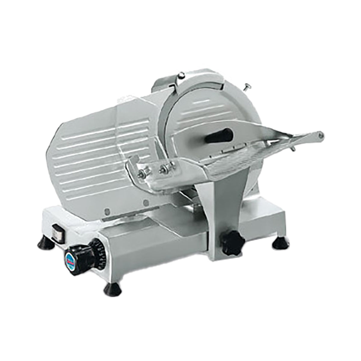 SIRMAN 15253328 - Meat Slicer, 10" Blade, Belt-Driven, Manual Feed, 1/4 HP 185W 120V, Chromium-Plated 100Cr6 Blade