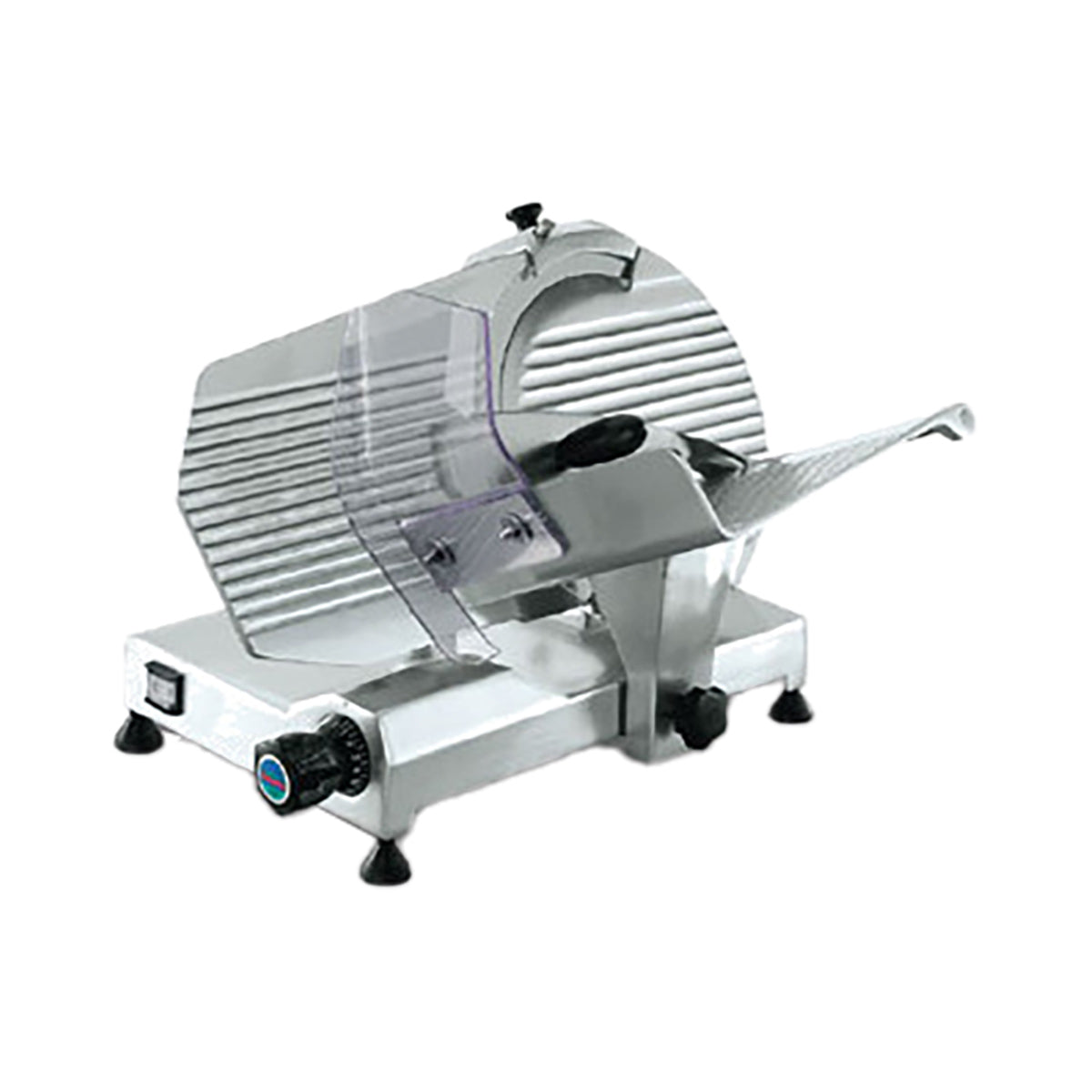 SIRMAN 14303328 - Manual Meat Slicer, 12" Blade, Belt-Driven, 1/4 HP, 185W, 120V, Anodized Aluminum, UL/ETL Sanitation