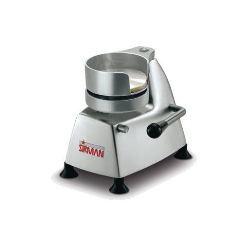 Sirman 40004100 - 4" Manual Hamburger Patty Press, 4" Diameter, Aluminum Build, Stainless Steel Assembly Portion Holder