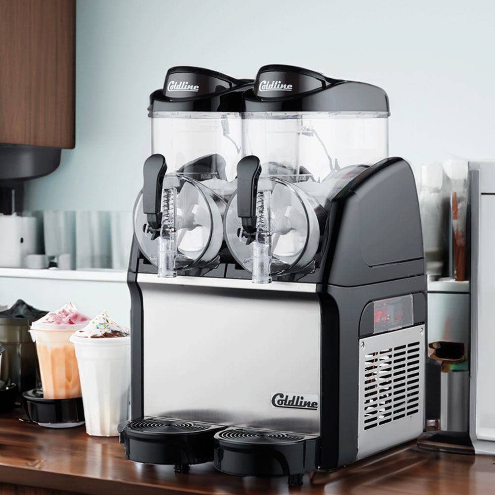 Coldline GRANITA-2N granita slush machine, in a cafe