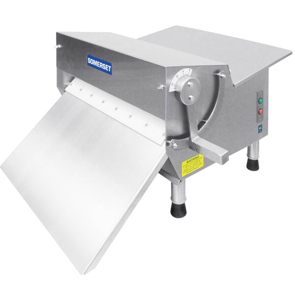 Somerset CDR-300F Countertop Single Pass Fondant Sheeter w/ Tray, 15" Synthetic Rollers, Side Operation