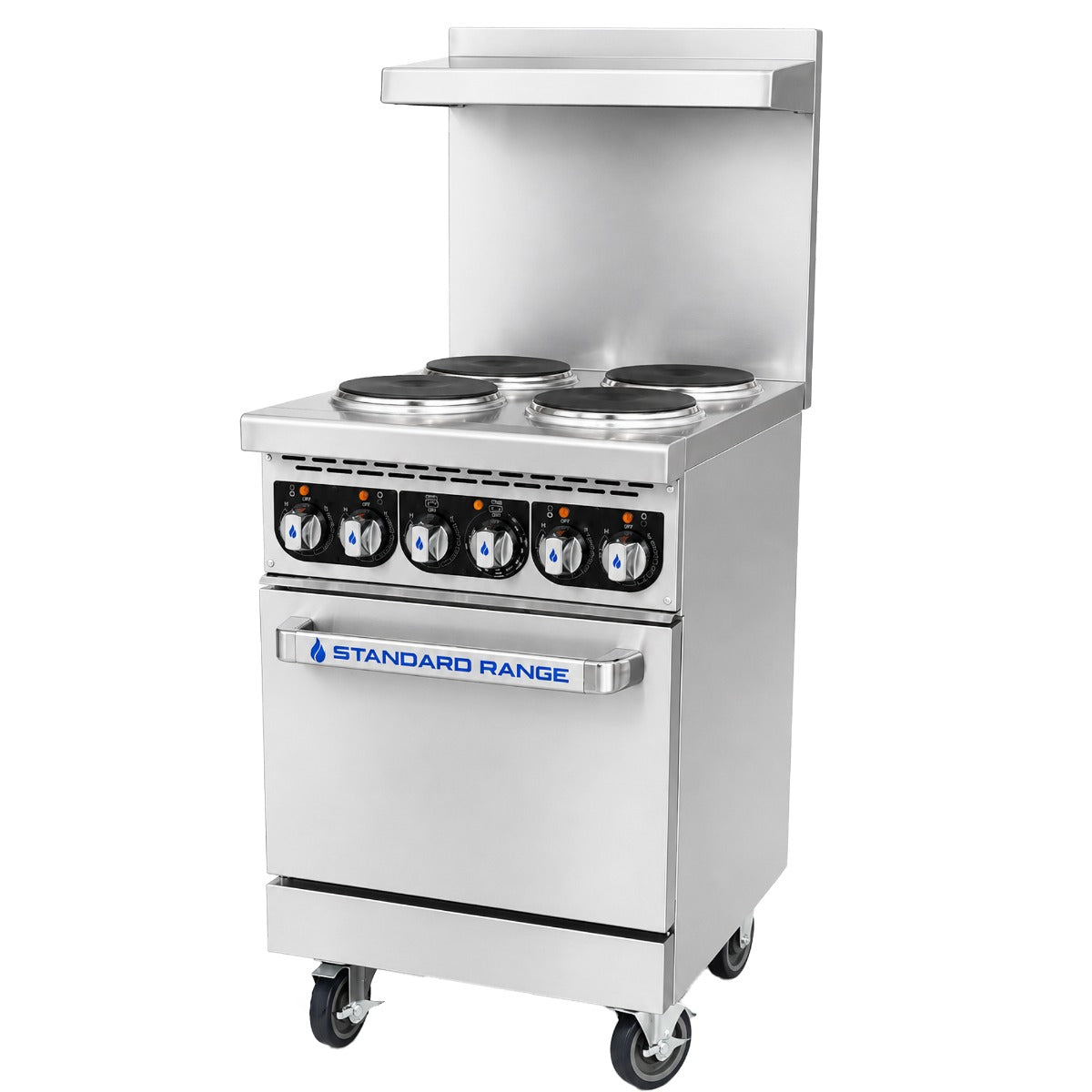 Standard Range SR-ER24-240 24 inch electric range, angled front view