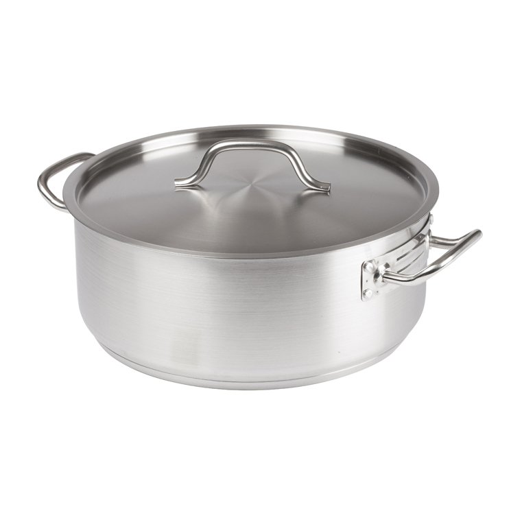 Winco SSLB-15 Premium Brazier, 15 Qt. | 14.25" Wide