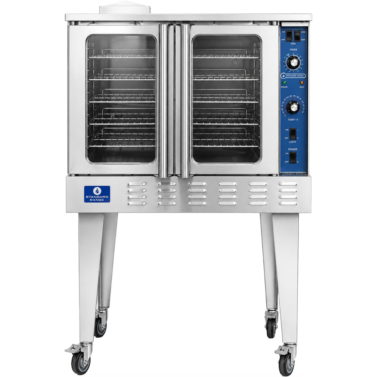 Standard Range SR-COG-SGL single deck gas convection oven, front view