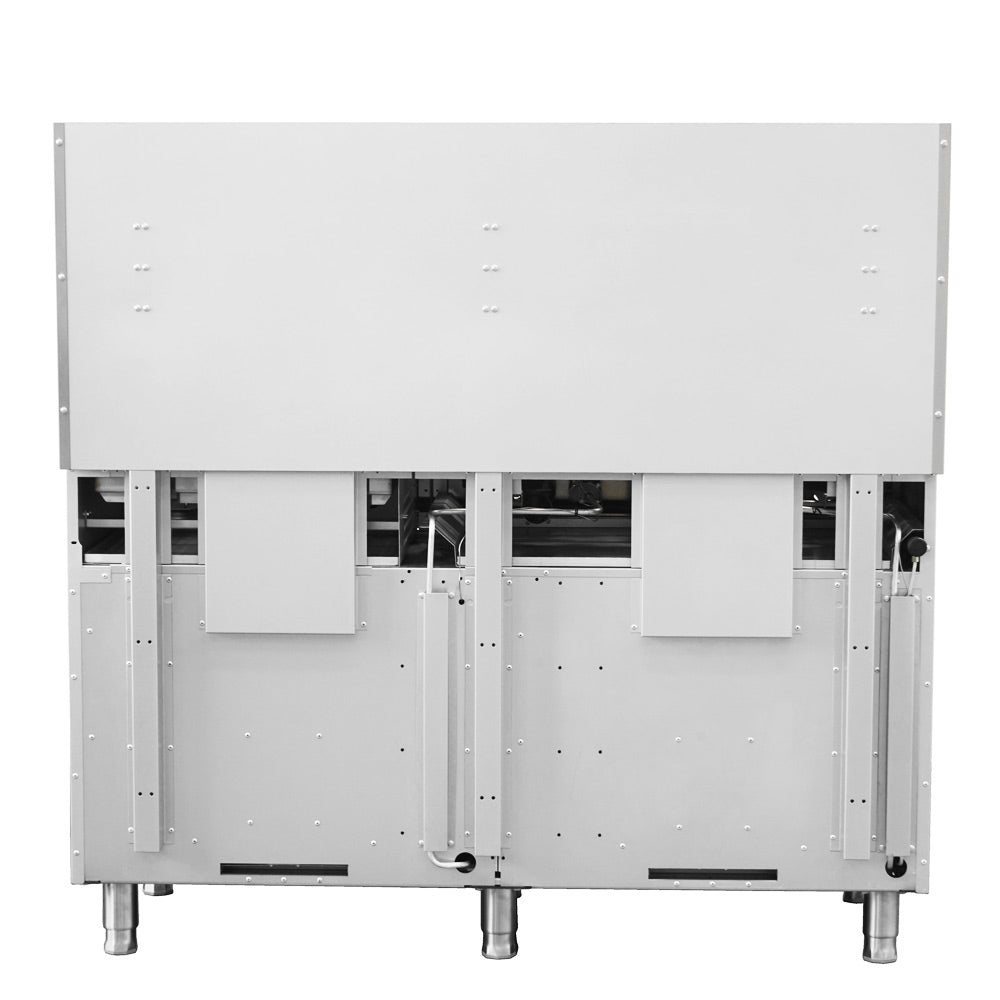 Standard Range SR-R60-24RG-NG 60" Natural Gas Commercial Range, 6 Burner, 2 Oven, 24" Raised Griddle / Broiler - 306,000 BTU