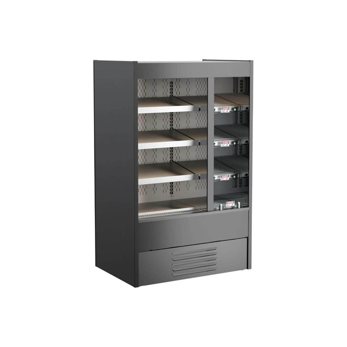 Structural Concepts B3924RH Oasis® R/H Display 39"W x 26-1/8"D x 62-5/8"H, 3 Heated Shelves
