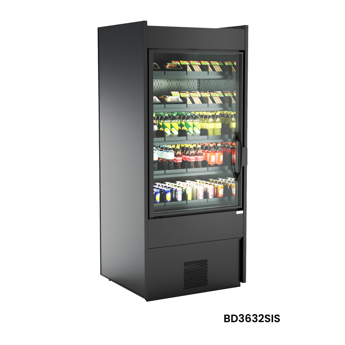 Structural Concepts BD3632SIS 36" One Glass Door Merchandiser, Self Contained
