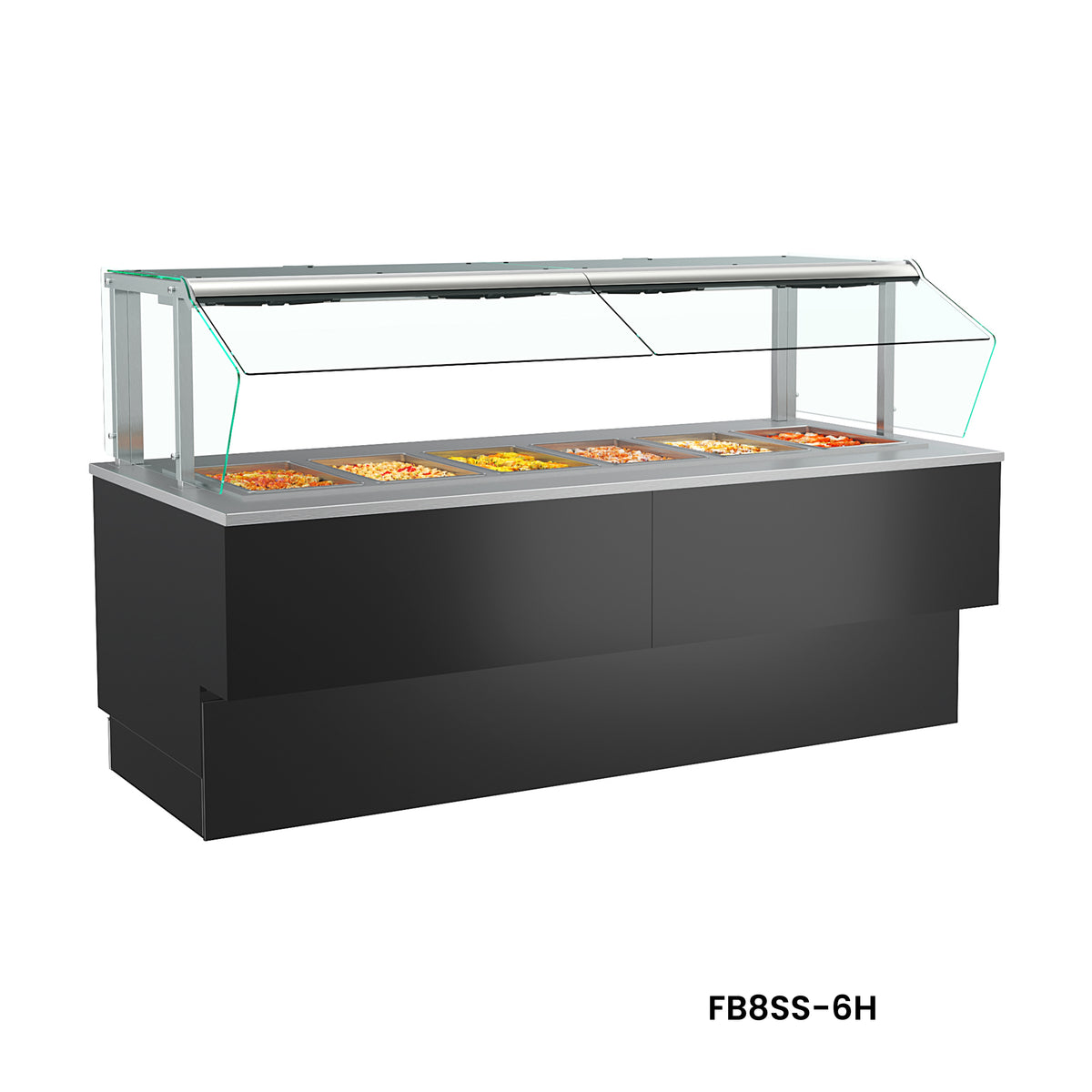 Structural Concepts FB8SS-6H Grocerant Self-Service Heated Food Bar