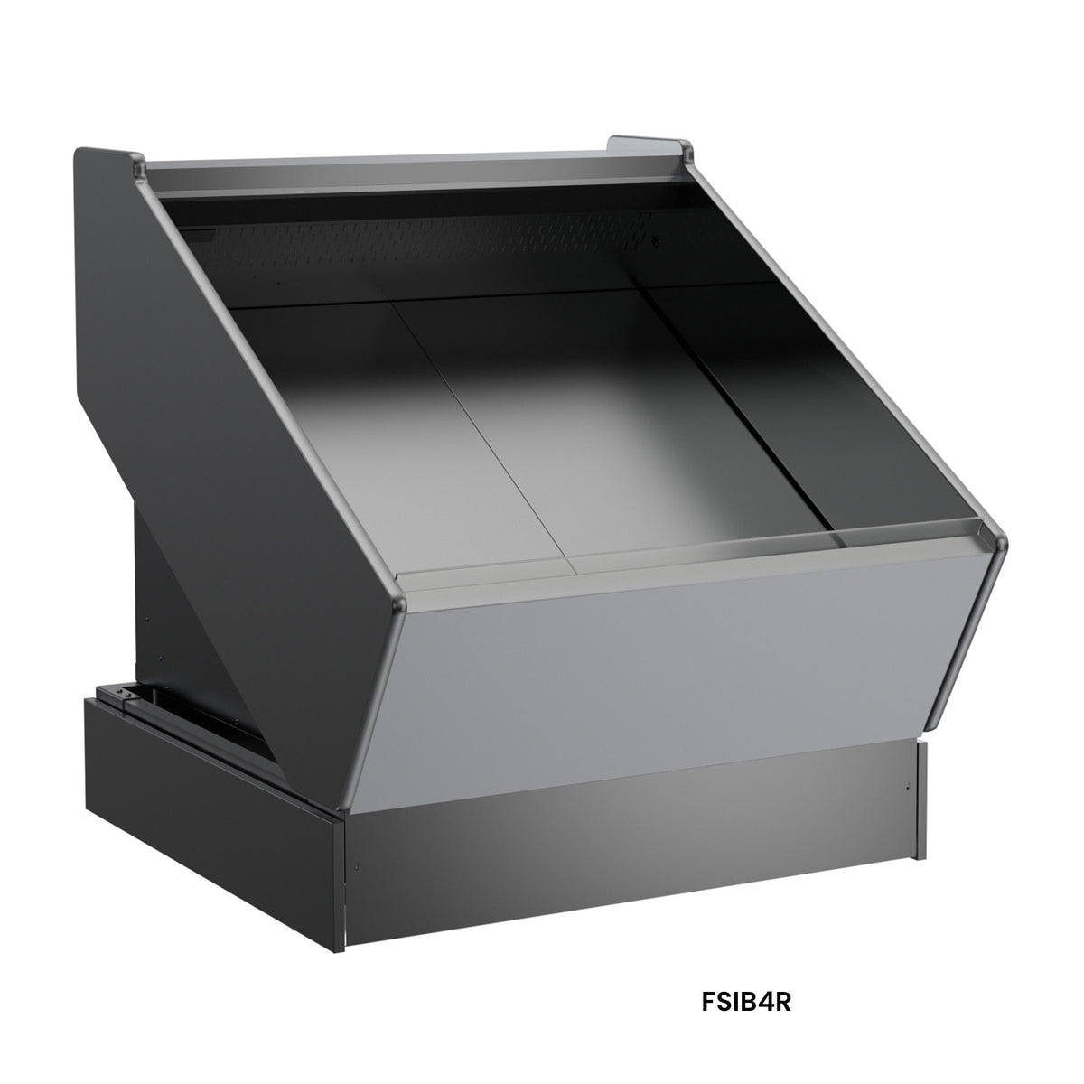Structural Concepts FSIB4R 50" Self-Service Open Air Produce Case, Laminate Exterior, Full End Panels