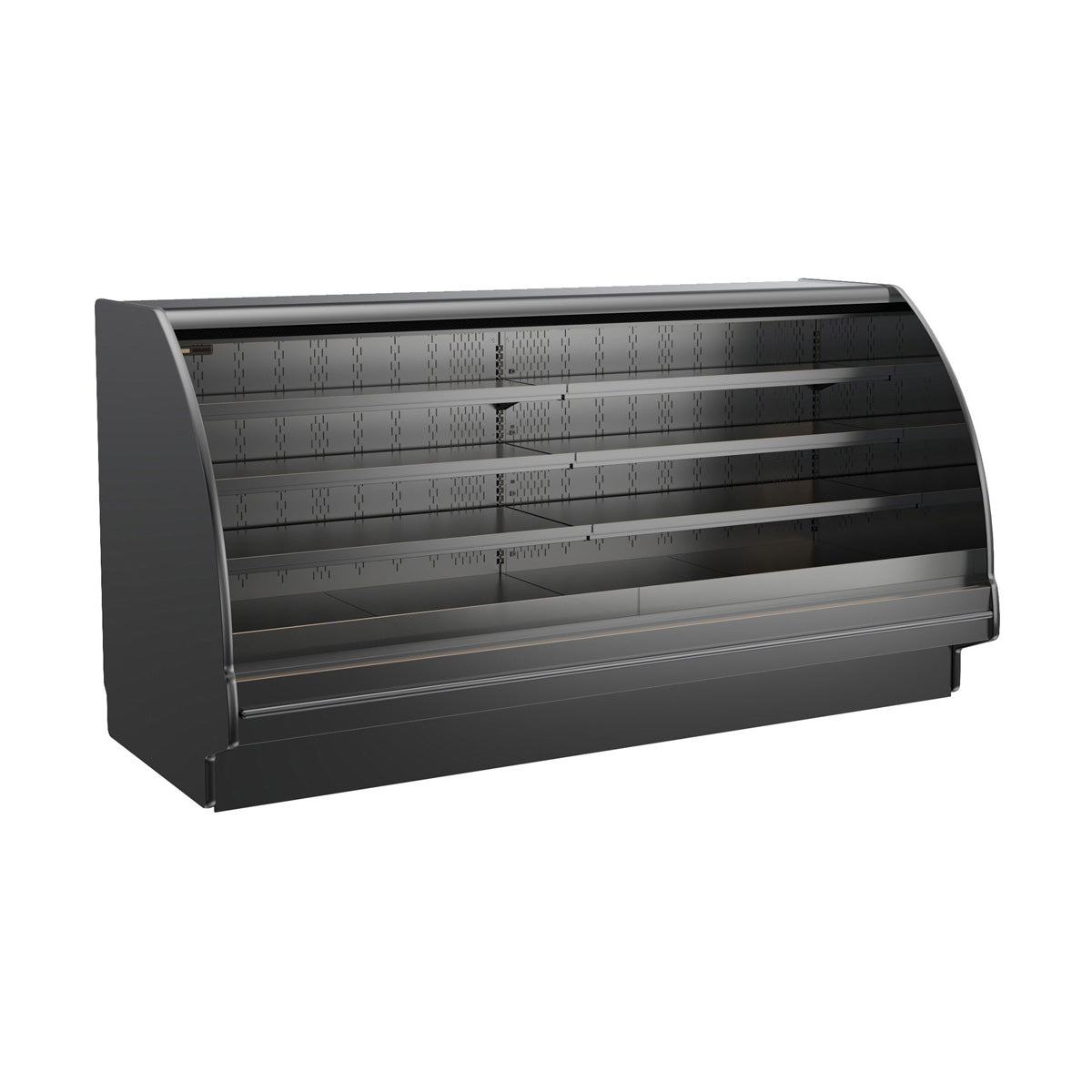 Structural Concepts GHSS1256RLB (CURVED) 146" Self-Serve Refrigerated Open Air Merhandiser, Remote DX Refrigeration