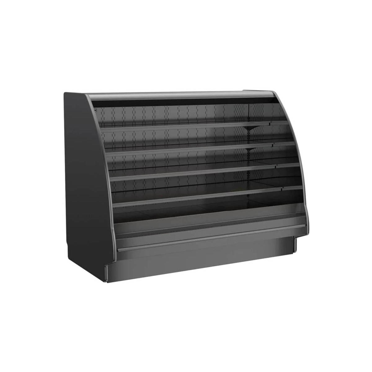 Structural Concepts GHSS460RLB (CURVED) 48" Self-Serve Refrigerated Open Air Merhandiser, Remote DX Refrigeration