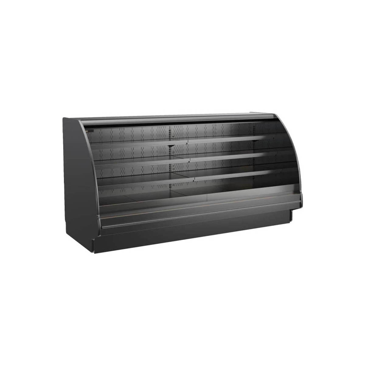 Structural Concepts GHSS652RLB (CURVED) 73" Self-Serve Refrigerated Open Air Merhandiser, Remote DX Refrigeration