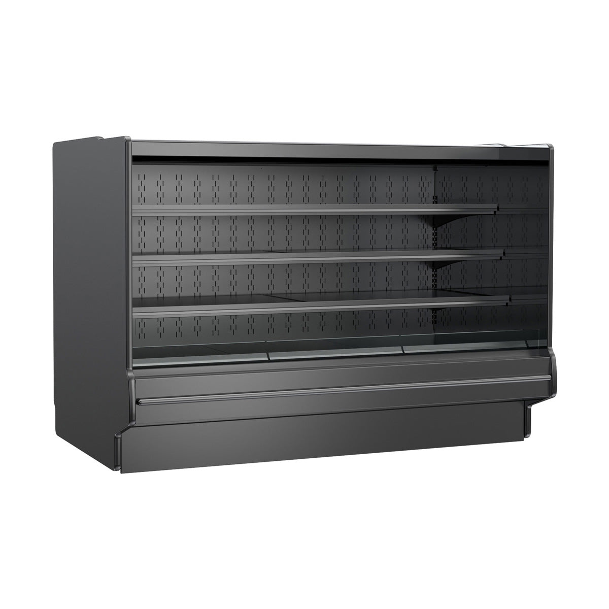 Structural Concepts GHSSV1252RLB 146" Self-Serve Refrigerated Open Air Merhandiser, Remote DX Refrigeration