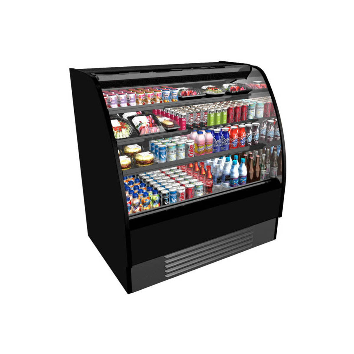 Structural Concepts HMO5153R 50" Harmony® Self-Service Refrigerated Open Air Merchandiser