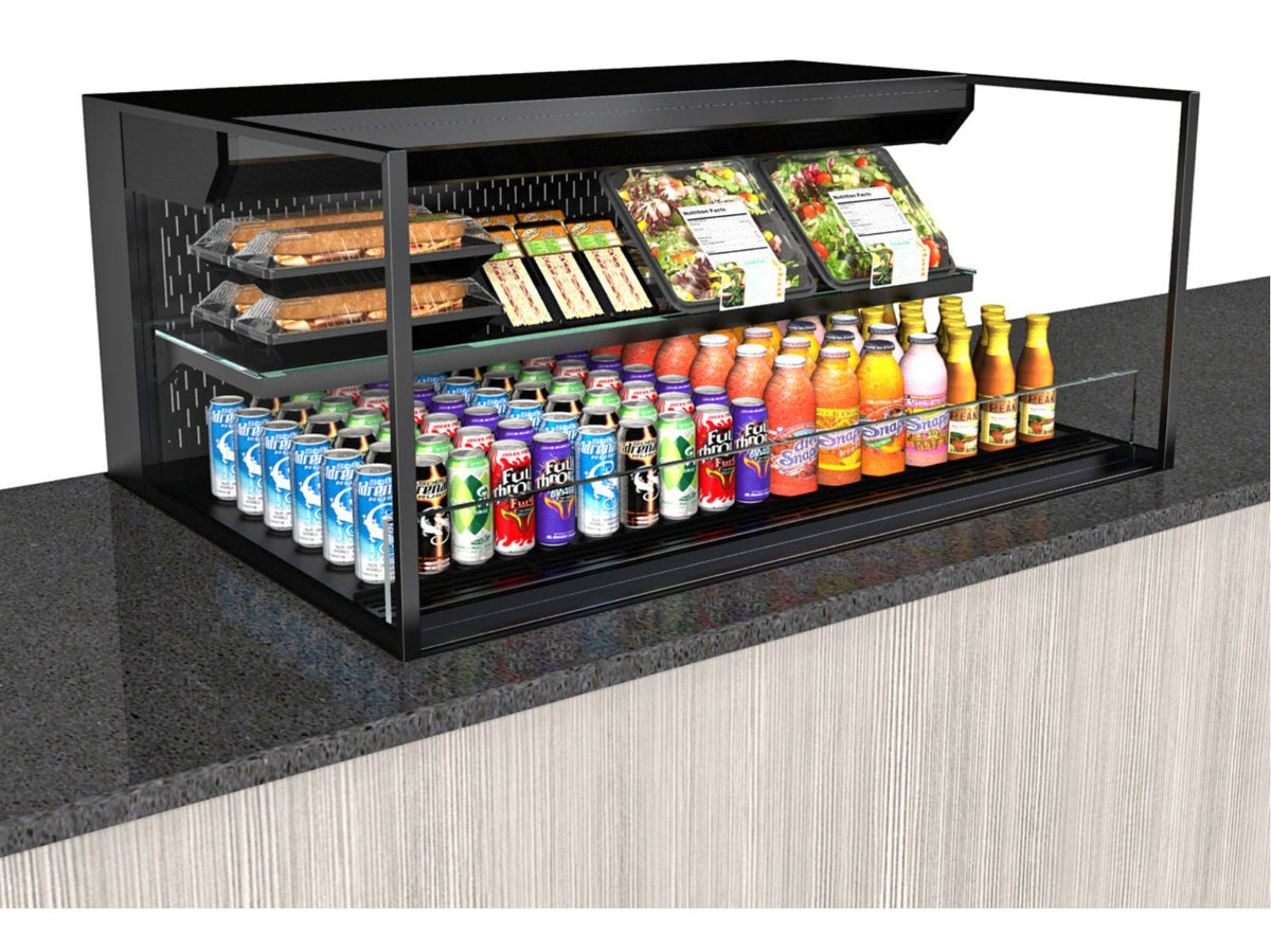 Structural Concepts NE3620RSSV 36" Reveal® Self-Service Refrigerated Slide In Counter Case