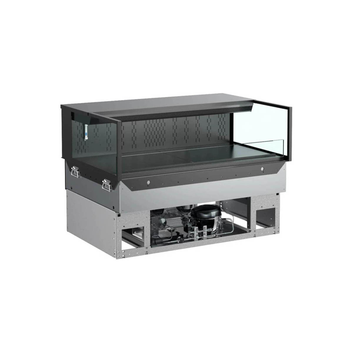 Structural Concepts NE4813RSSV 48" Reveal® Self-Service Refrigerated Slide In Counter Case