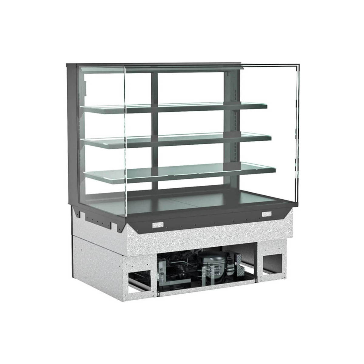 Structural Concepts NE4835RSV 48" Reveal® Full Service Refrigerated Slide In Counter Case