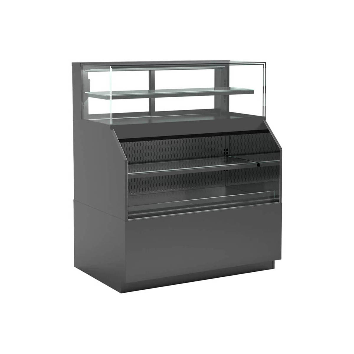 Structural Concepts NR4858RRSSV 48" Reveal Dual Service Dry / Refrigerated Bakery Case