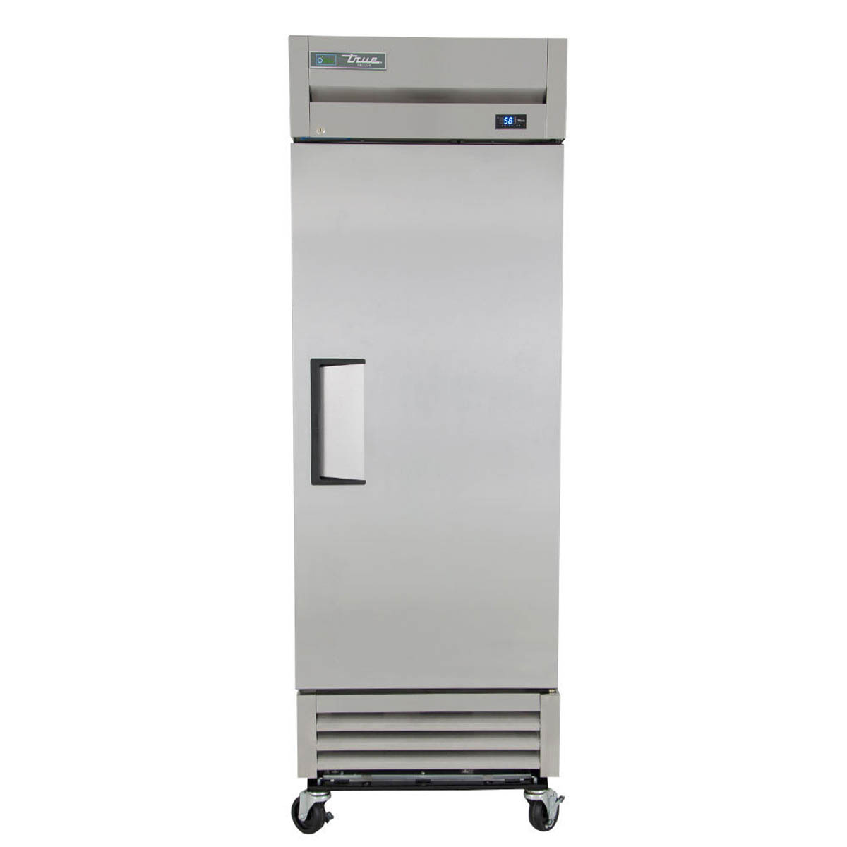 True T-19FZ-HC 1-door solid reach-in freezer, front view, right-hinged door