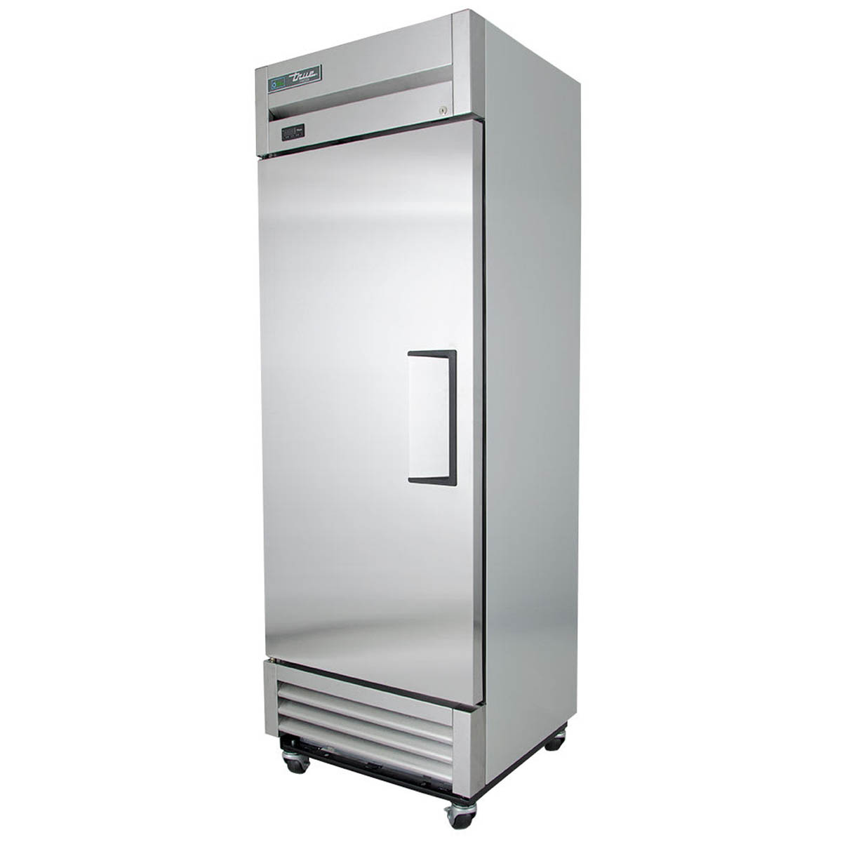 True T-19FZ-HC 1-door solid reach-in freezer, front angle view, left-hinged door