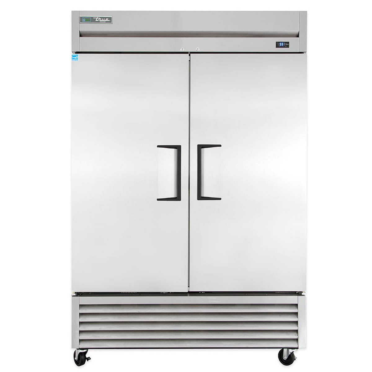 True T-49F-HC 2-door solid reach-in freezer, front view
