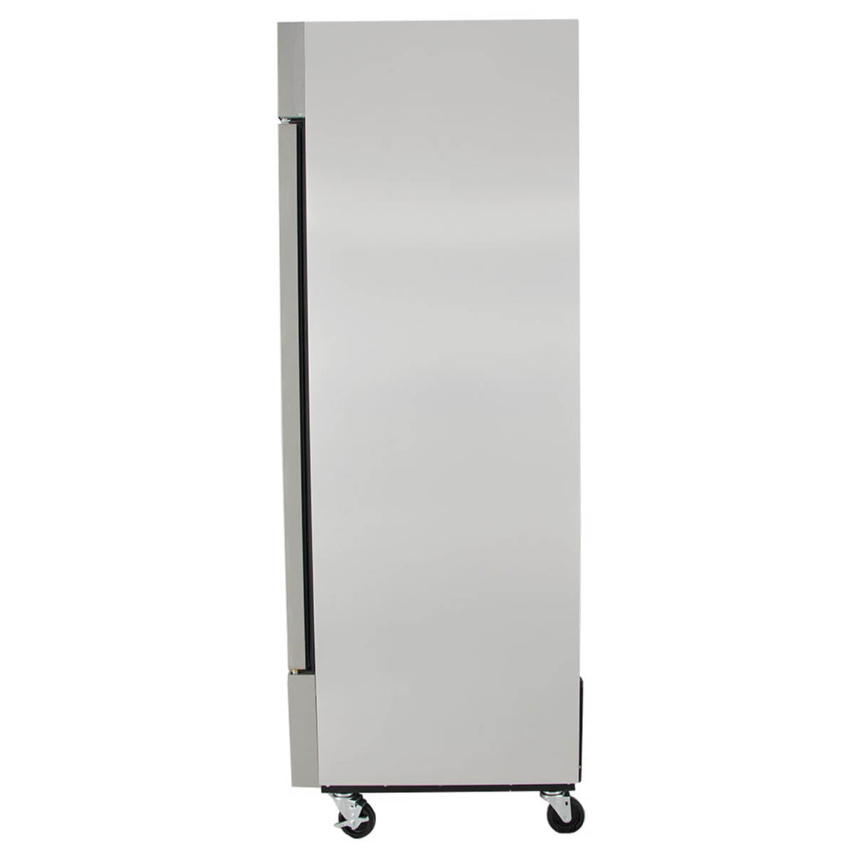 True T-49FG-HC~FGD01 2-door glass reach-in freezer, side view