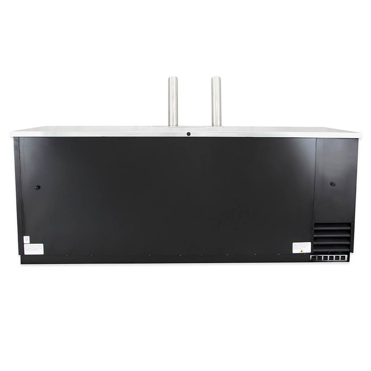 True TDD-4-HC direct draw beer dispenser, back view
