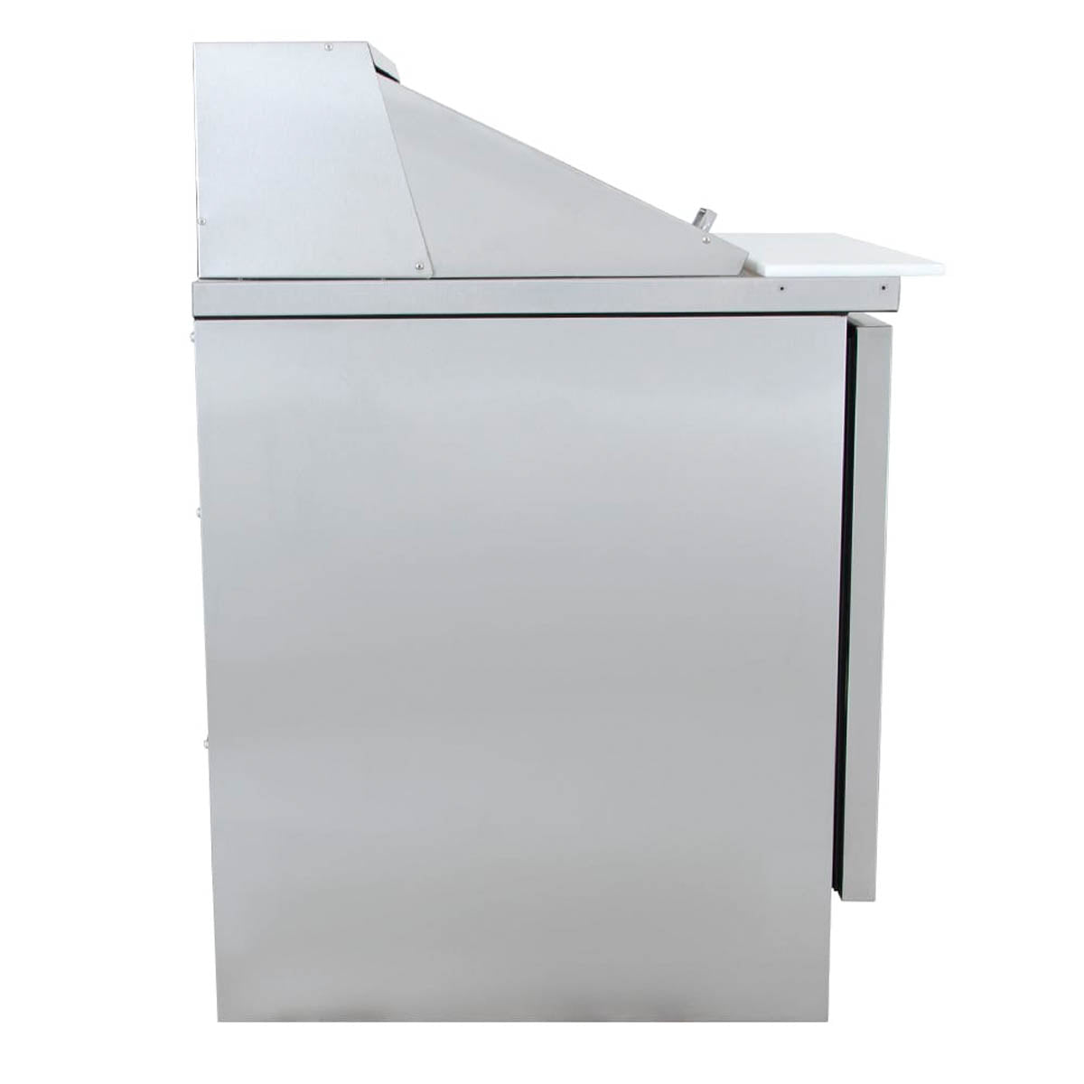 True TFP-32-12M-HC food prep table, side view